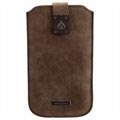 Housse Universelle Commander Milano pour Smartphones - XXL 5.7 - Gris Nubuck