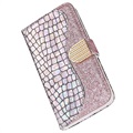 Etui Portefeuille Samsung Galaxy A50 Croco Bling