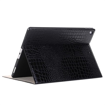 Etui Folio pour iPad Air - Crocodile - Noir