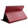 Etui Folio pour iPad Air - Crocodile - Rouge