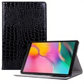 Étui à Rabat Samsung Galaxy Tab S5e - Crocodile - Noir