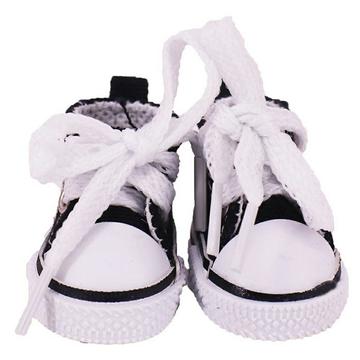 Mini baskets à lacets pour Labubu 17cm - Noir