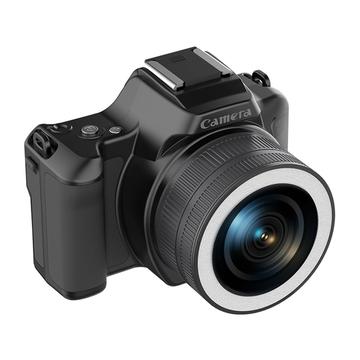 Mini appareil photo numérique D11 avec carte mémoire de 64 Go - 48MPx - Noir