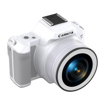 Mini appareil photo numérique D11 avec carte mémoire de 64 Go - 48MP - Blanc
