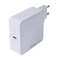 DELTACO Chargeur mural USB-C PD 65W - Blanc