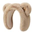 DEZ45 Bandeau / cache-oreilles en peluche pour l'hiver