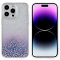 Coque Hybride iPhone 14 Pro Max Dfans Starlight Glitter - Violet