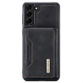 Coque Samsung Galaxy S21 5G Hybride DG.Ming M2 avec Portefeuille - Noire