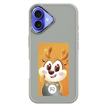 Coque iPhone 16 Plus DIY E-InkCase NFC - Grise