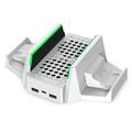 DOBE TYX-0663 Pour Xbox Series S / X Support vertical de charge et de refroidissement Double base de support de manette