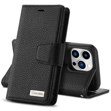 Étui Portefeuille iPhone 14 Pro Max Amovible 2-en-1 Dolisma Textured