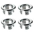 Anneaux de trop-plein décoratifs pour évier - 4 Pcs. - Anneau creux