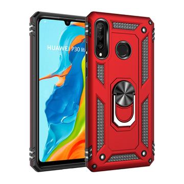 Coque Hybride Huawei P30 Lite Defender Serie - Rouge