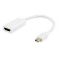 Deltaco Adaptateur Mini DisplayPort vers HDMI - 0.2m - Blanc