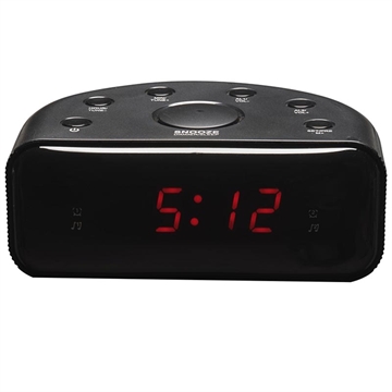 Denver CR-430 Radio-réveil FM avec radio PLL - Noir