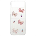 Coque Samsung Galaxy Z Flip3 5G - Diamond Decor - Papillons