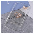 Coque iPhone 13 Pro Max en TPU - Diamond Decor - Coeur