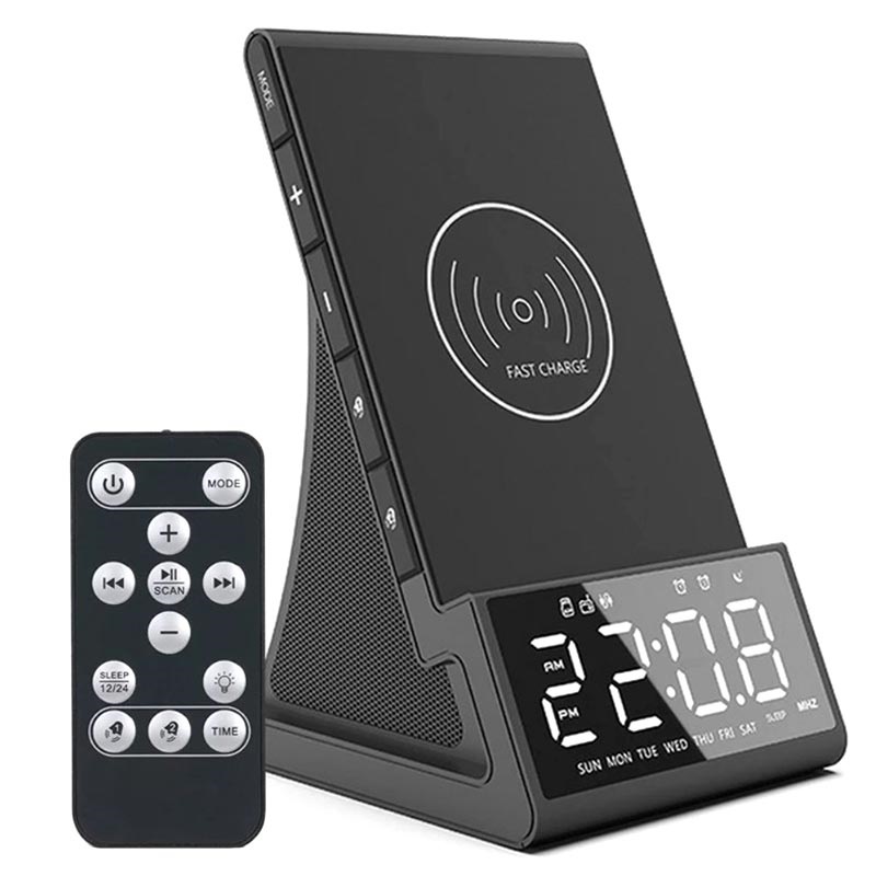 AEG Radio-réveil avec connexion USB blanc Radio portable Réveil MRC 4150