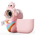 Microscope à main dinosaure pour enfants - rose