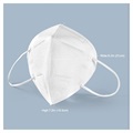 Masque de Protection Jetable à 4 couches - KN95 - 2 Pièces