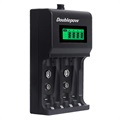 Chargeur de Piles USB Rapide Multifonctionnel Doublepow DP-UK95 - AA/AAA/9V
