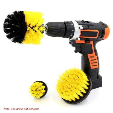 Kit d\'accessoires pour brosse de forage - Jaune