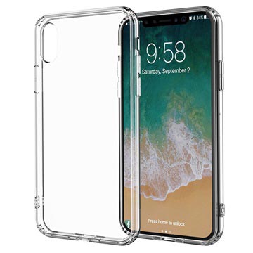 Coque iPhone X / iPhone XS en TPU Résistante aux Chocs - Transparente