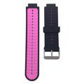 Bracelet Sports Garmin Forerunner 235/630/735 en Silicone Bicolore - Rose / Noir