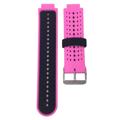 Bracelet Sports Garmin Forerunner 235/630/735 en Silicone Bicolore - Rose / Noir