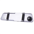 Dual Lens Wide-Angle Full HD Mirror Dash Cam & HD Rear Camera