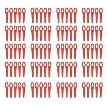Lames de coupe en plastique durable pour coupe-herbe - 83mm, 100 Pcs.