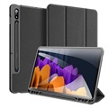 Étui Samsung Galaxy Tab S7/S8 Tri-Fold Dux Ducis Domo - Noir