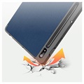 Étui Samsung Galaxy Tab S7/S8 Tri-Fold Dux Ducis Domo - Bleu