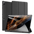Étui à Rabat Samsung Galaxy Tab S9 Ultra Smart Tri-Fold Dux Ducis Domo - Noir