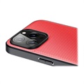 Coque Hybride iPhone 14 Pro Max Dux Ducis Fino - Rouge