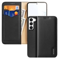 Etui Portefeuille Samsung Galaxy S22 5G en Cuir Dux Ducis Hivo - Noir