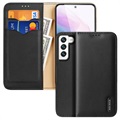 Etui Portefeuille Samsung Galaxy S22 5G en Cuir Dux Ducis Hivo - Noir