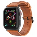 Bracelet Apple Watch Series 7/SE/6/5/4/3/2/1 en Cuir Dux Ducis - 41mm/40mm/38mm - Marron