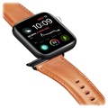 Bracelet Apple Watch Series 7/SE/6/5/4/3/2/1 en Cuir Dux Ducis - 41mm/40mm/38mm - Marron