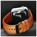 Bracelet Apple Watch Series 7/SE/6/5/4/3/2/1 en Cuir Dux Ducis - 41mm/40mm/38mm - Marron