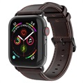 Bracelet Apple Watch Series 7/SE/6/5/4/3/2/1 en Cuir Dux Ducis - 41mm/40mm/38mm - Café