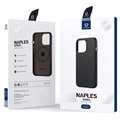 Coque iPhone 13 Pro Max Revêtue de Cuir Dux Ducis Naples - Noire