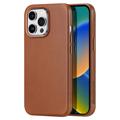 Coque iPhone 13 Pro Revêtue de Cuir Dux Ducis Naples - Noire