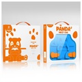 Coque Samsung Galaxy Tab A7 10.4 (2020) Antichoc pour Enfants Dux Ducis Panda - Bleu