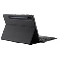 Étui Dux Ducis avec Clavier Bluetooth pour Samsung Galaxy Tab S7/S8 (Satisfaisant Bulk) - Noir