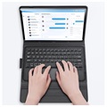 Étui Dux Ducis avec Clavier Bluetooth pour Samsung Galaxy Tab S7/S8 (Satisfaisant Bulk) - Noir