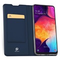 Étui à Rabat Samsung Galaxy A50 Dux Ducis Skin Pro - Bleu Foncé