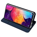 Étui à Rabat Samsung Galaxy A50 Dux Ducis Skin Pro - Bleu Foncé