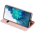 Étui à Rabat Samsung Galaxy S20 FE Dux Ducis Skin Pro - Rose Doré