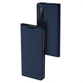 Étui à Rabat Sony Xperia 5 II Dux Ducis Skin Pro - Bleu Foncé